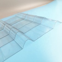 Corrugated polycarbonate sheet