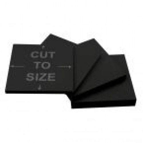 Cut-to-Size Black Acrylic Sheet