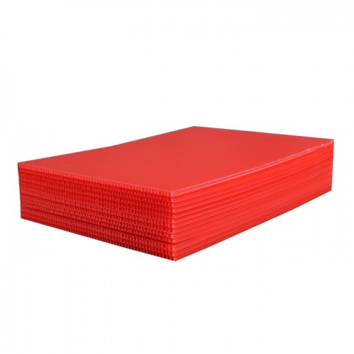 Red PP Corrugated Plastic Board