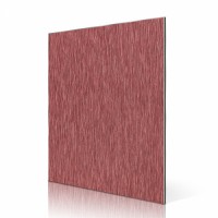 Brushed aluminum composite panel