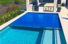 Polycarbonate swimming pool cover
