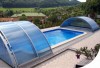 Polycarbonate swimming pool cover