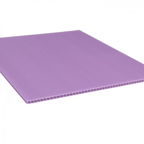 Purple Polypropylene Corrugated Coroplast Sheet