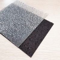 Embossed polycarbonate sheet