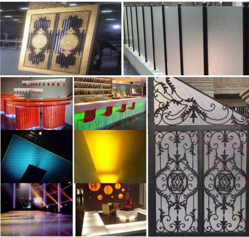 Embossed polycarbonate sheet