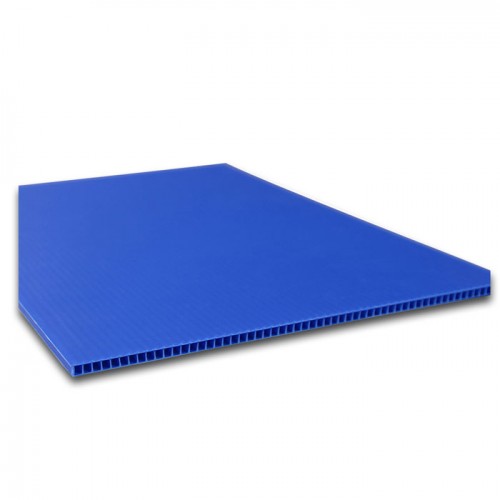 Blue PP Corrugated Twinplast Board