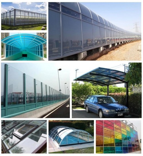 Solid polycarbonate sheet