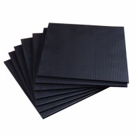 Black PP Corrugated Corriflute Board