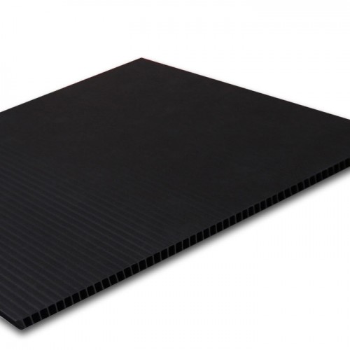 Black PP Corrugated Corriflute Board